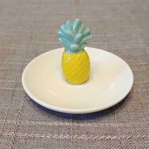 Pineapple super cute ring dish trinket tray new